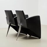 Philippe Starck Pair of J. Lang Armchairs for Driade Aleph 1987