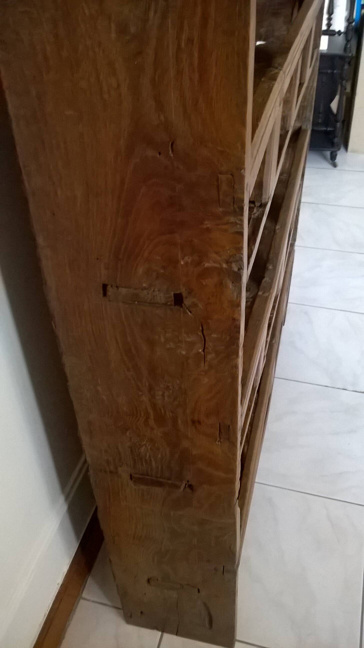 Old oak dresser or shelf