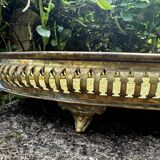 Large brass tray in Louis XV baroque style