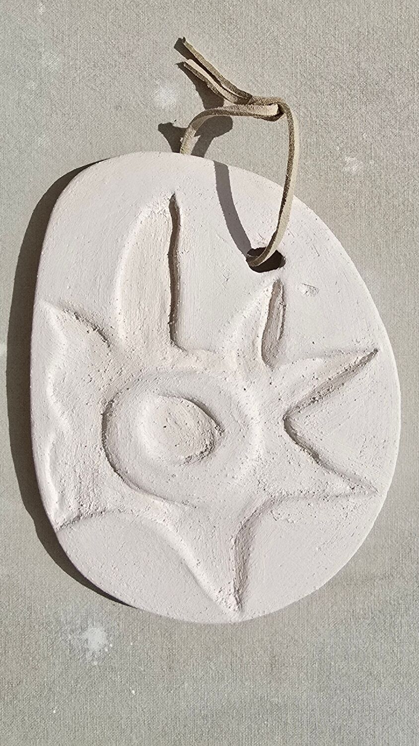 Plaque décorative soleil