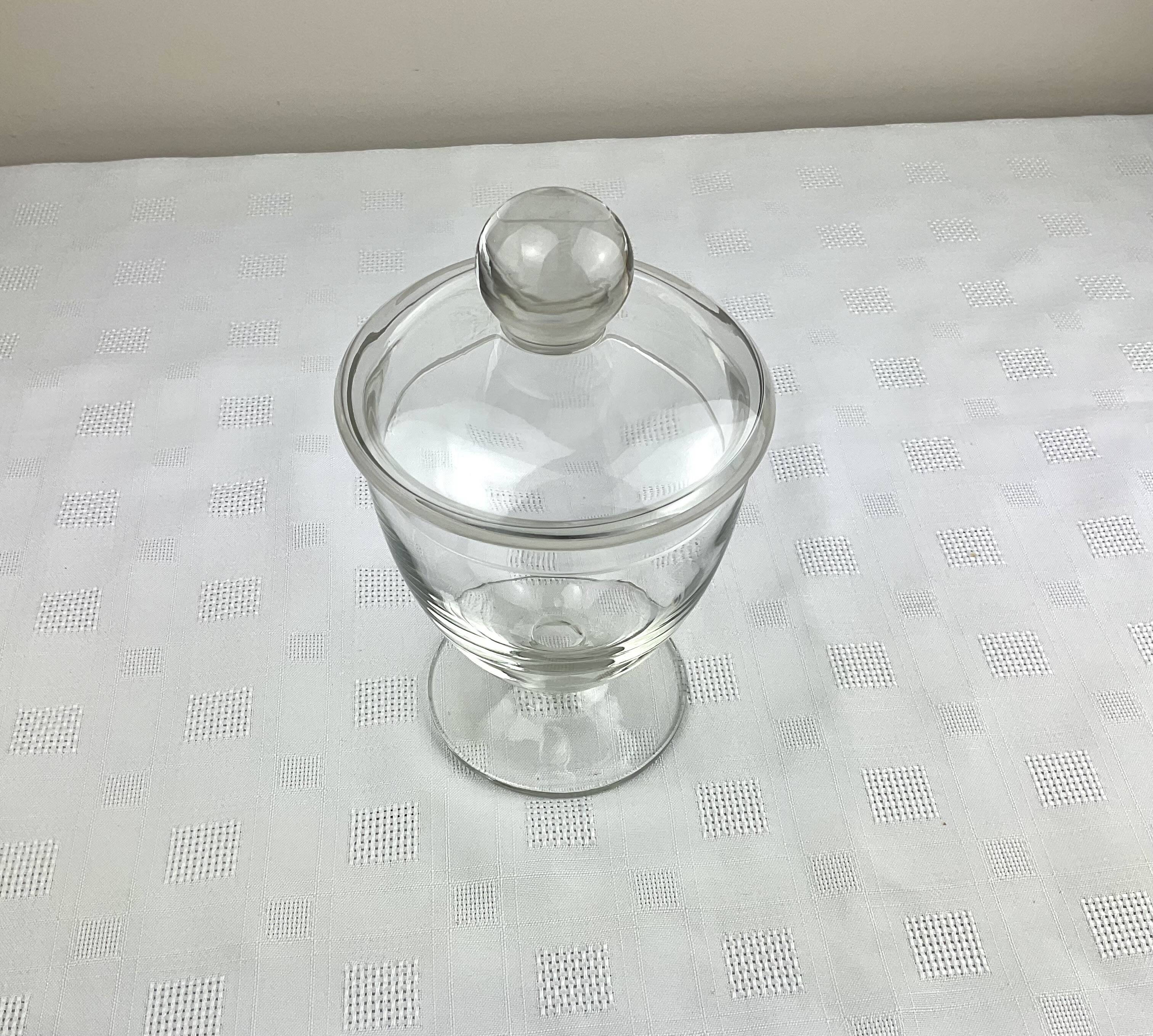 Glass chalice candy box
