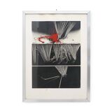 Emilio Scanavino, Composition, Colour Lithograph on Paper, 1970s