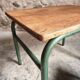 Ensemble bureau et chaise d’écolier vintage – Mobilier scolaire industriel