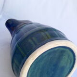 Black, blue, green pitcher