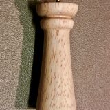 Wall light solid wood and Scandinavian opaline Design.