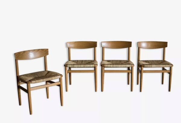 4 chaises Borge Mogensen