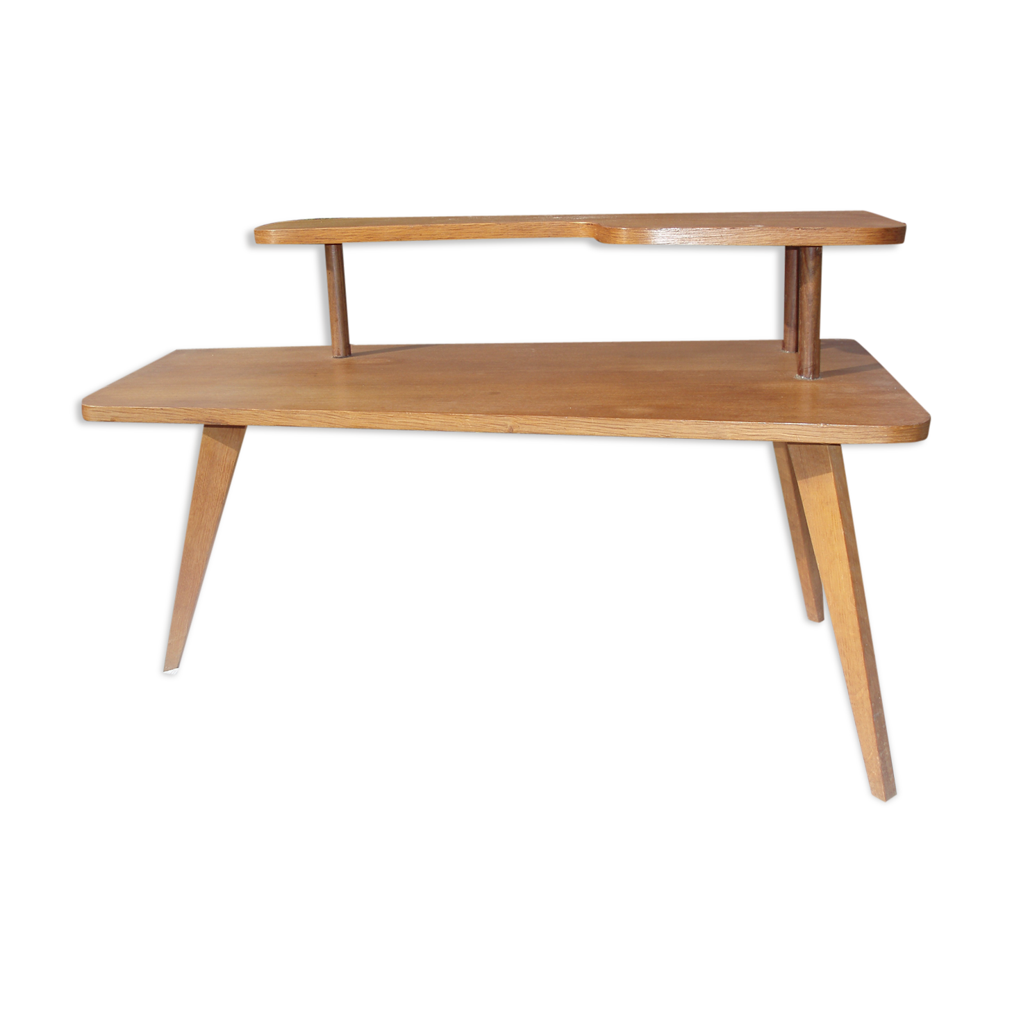 Small tripod shelf Vintage double tray