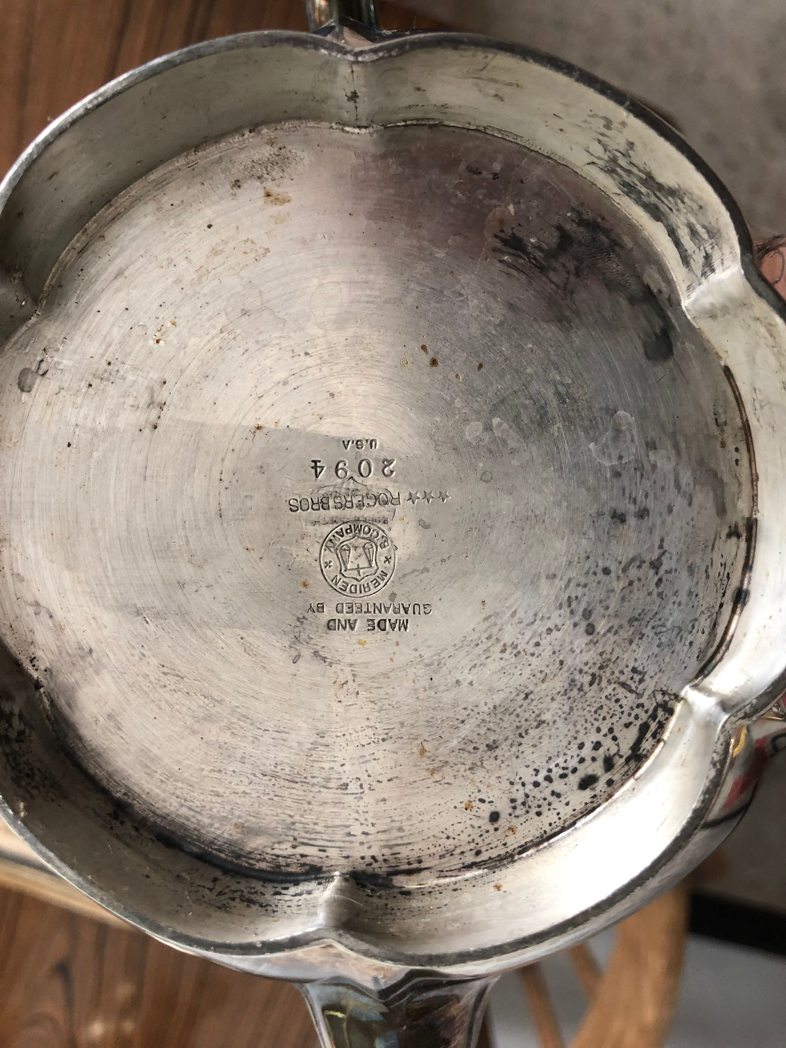 American silver metal tea/coffee service