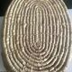 Basket woven palm leaves