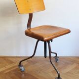 1960's Industrial Swivel Chair