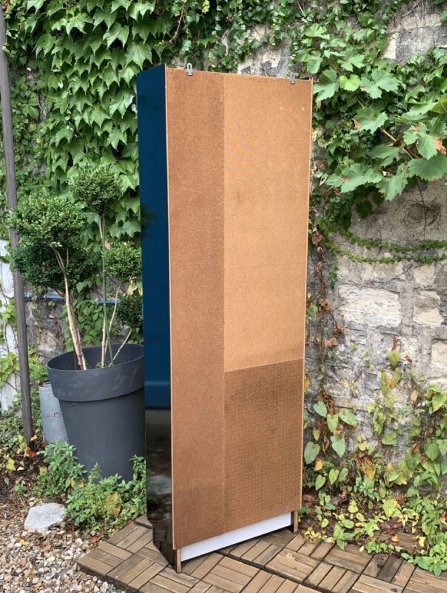 Satin black vintage wardrobe 1970