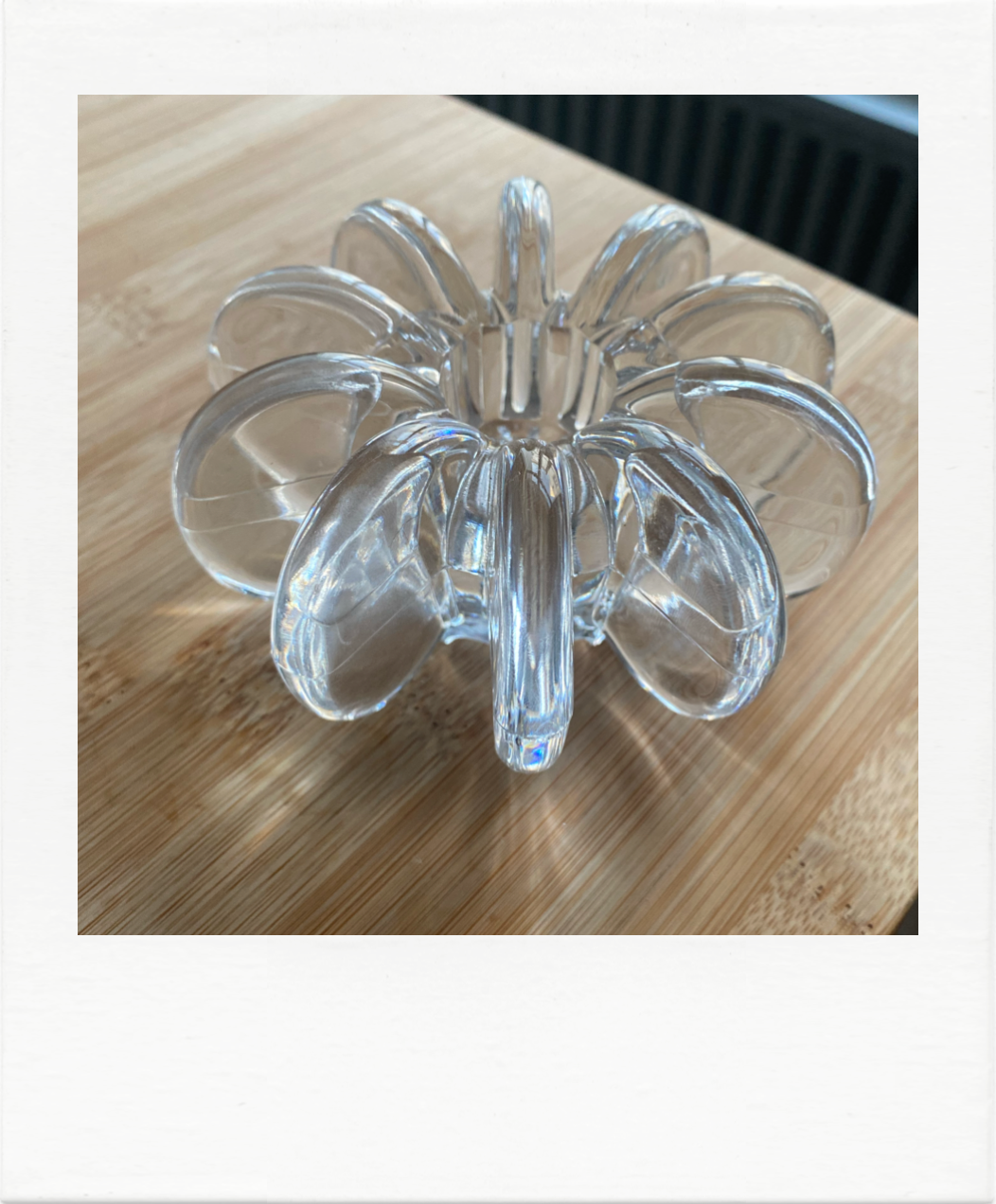 Bougeoir en cristal