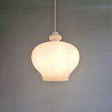 Suspension scandinave en opaline blanche, H.A. Jakobsson, 1960