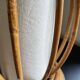 Lampe en rotin et bambou de Louis Sognot 1960