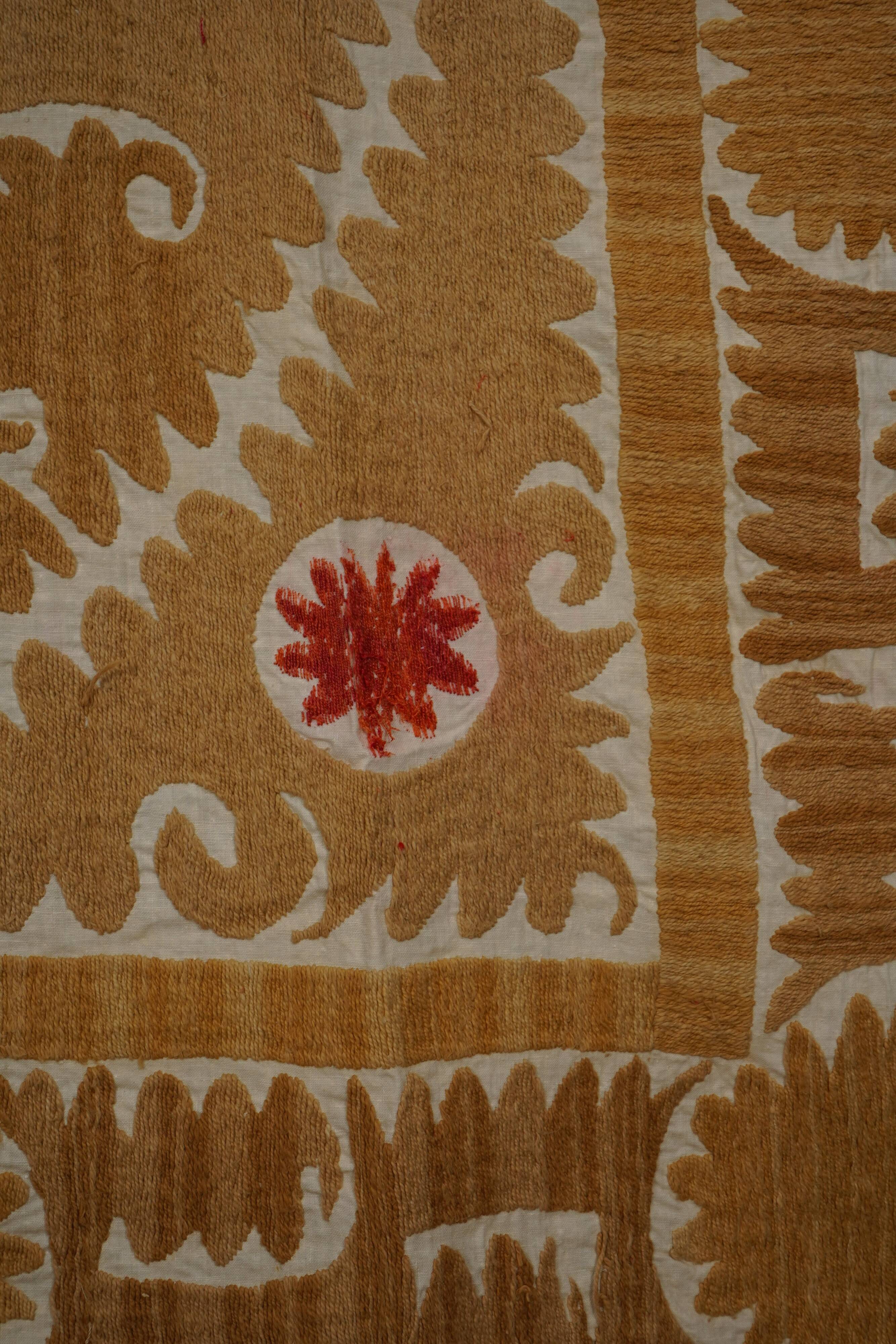 Vintage Turkish hand-knotted rug 135x145 cm