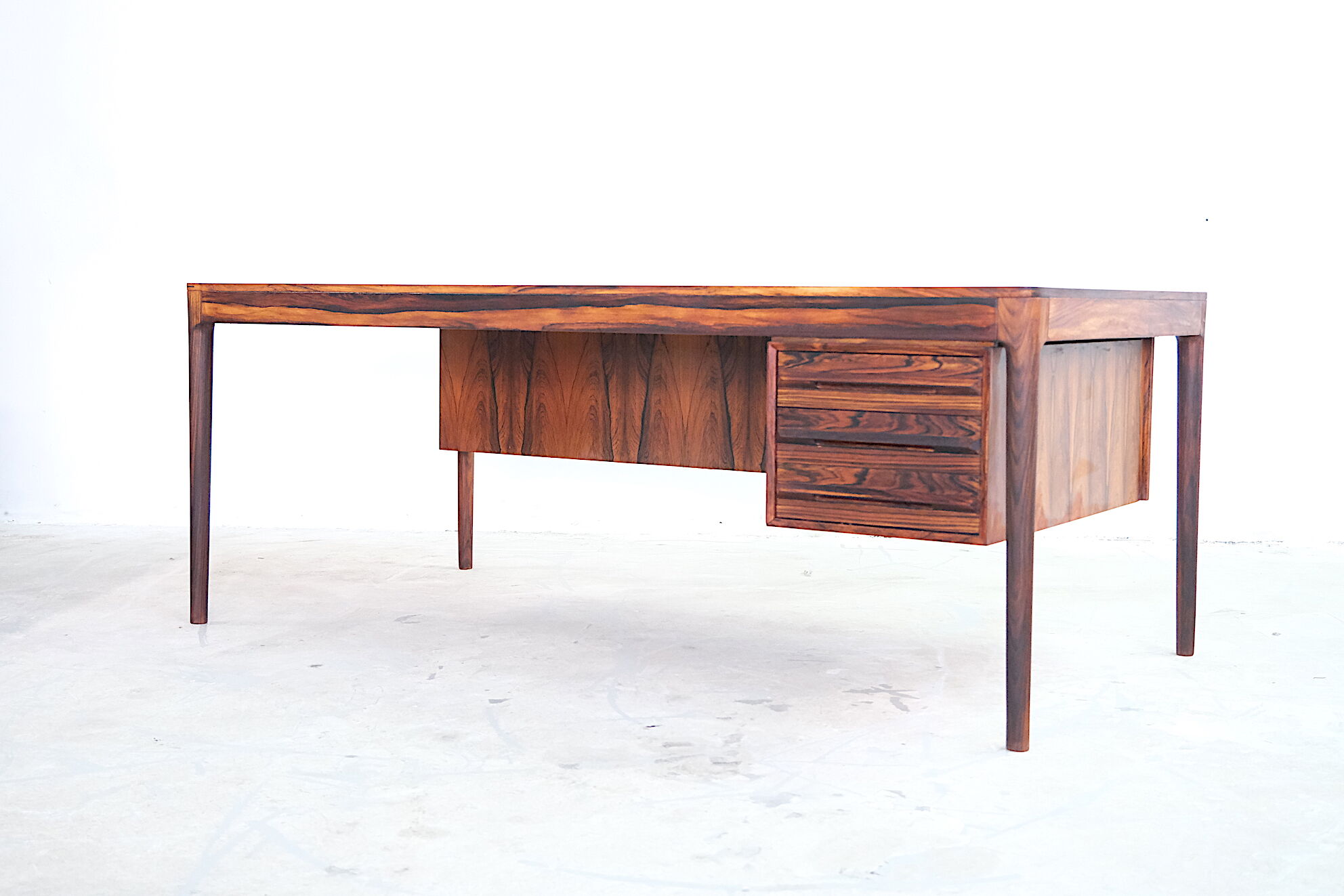 Mid century modern desk by torbjorn afdal for bruksbo, norway, 1970's