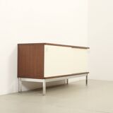 Enfilade Airborne with lacquered sliding doors, France, 1960s