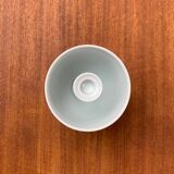 White porcelain candlestick from mid-century by Bjørn Wiinblad for Rosenthal.