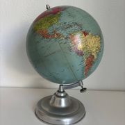 Globe terrestre vintage 1961 mappemonde Taride Paris - 33 cm