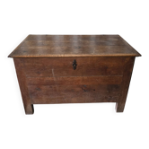 Antique wooden chest/box – authentic patina, opening lid