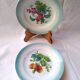 8 plates dabbling 2 decorations, currants, raspberries