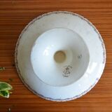 Coupe à fruits grand modèle de la faïencerie Clarefontaine, LG, collection Turin.