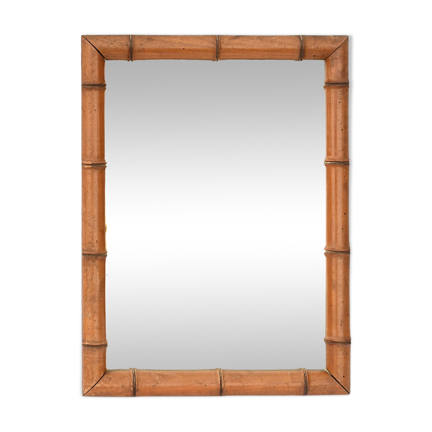 Bamboo mirror 40 x 30 cm