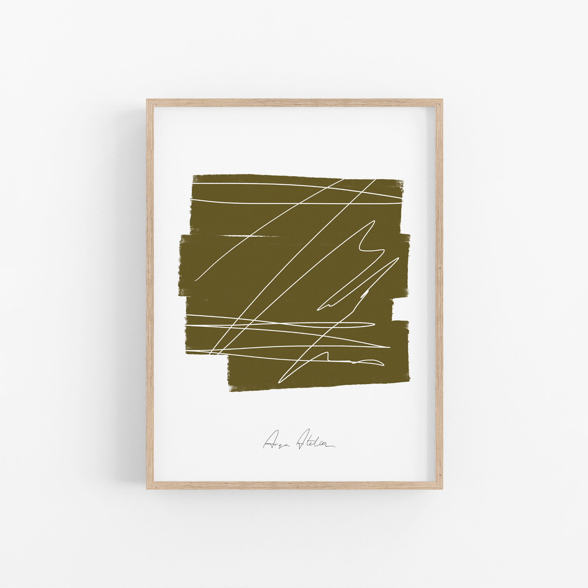 Abstract giclee art print, 50x70cm