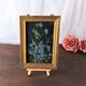 Petit cadre tableau bouquet de myosotis