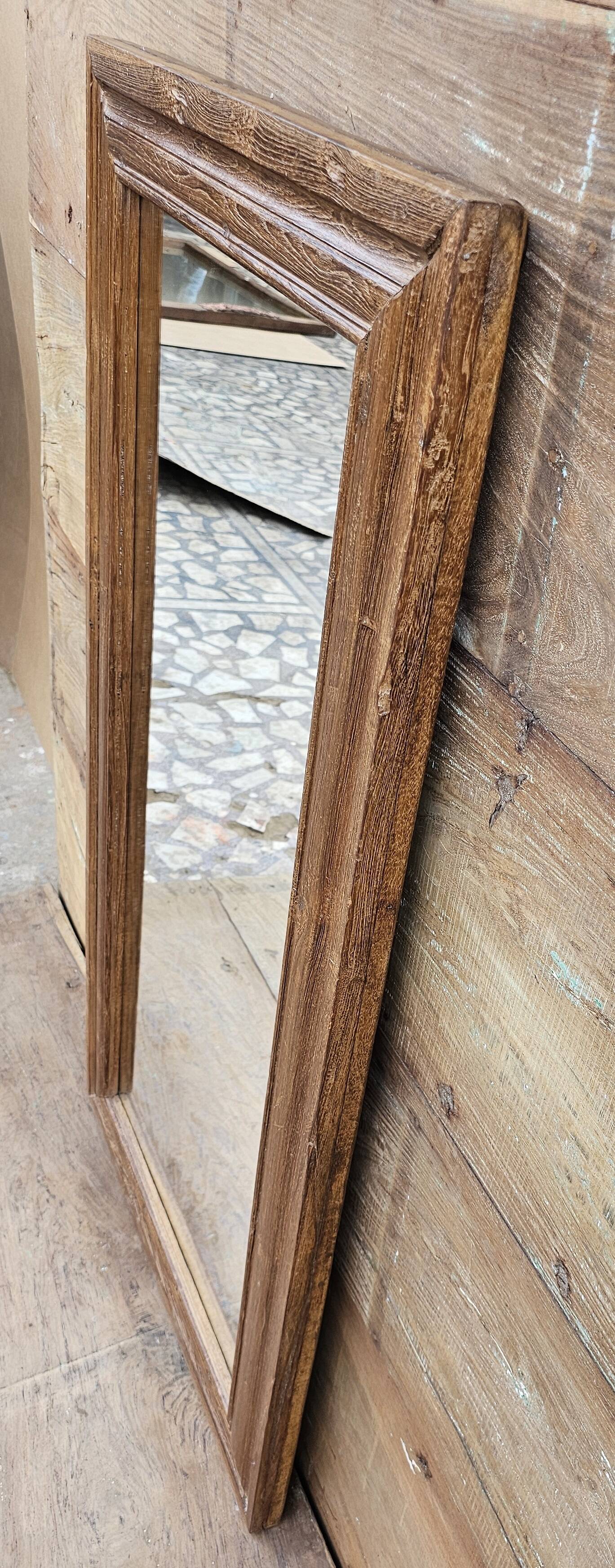 Teak mirror from Burma