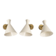 Suite de trois appliques italiennes de design 1950