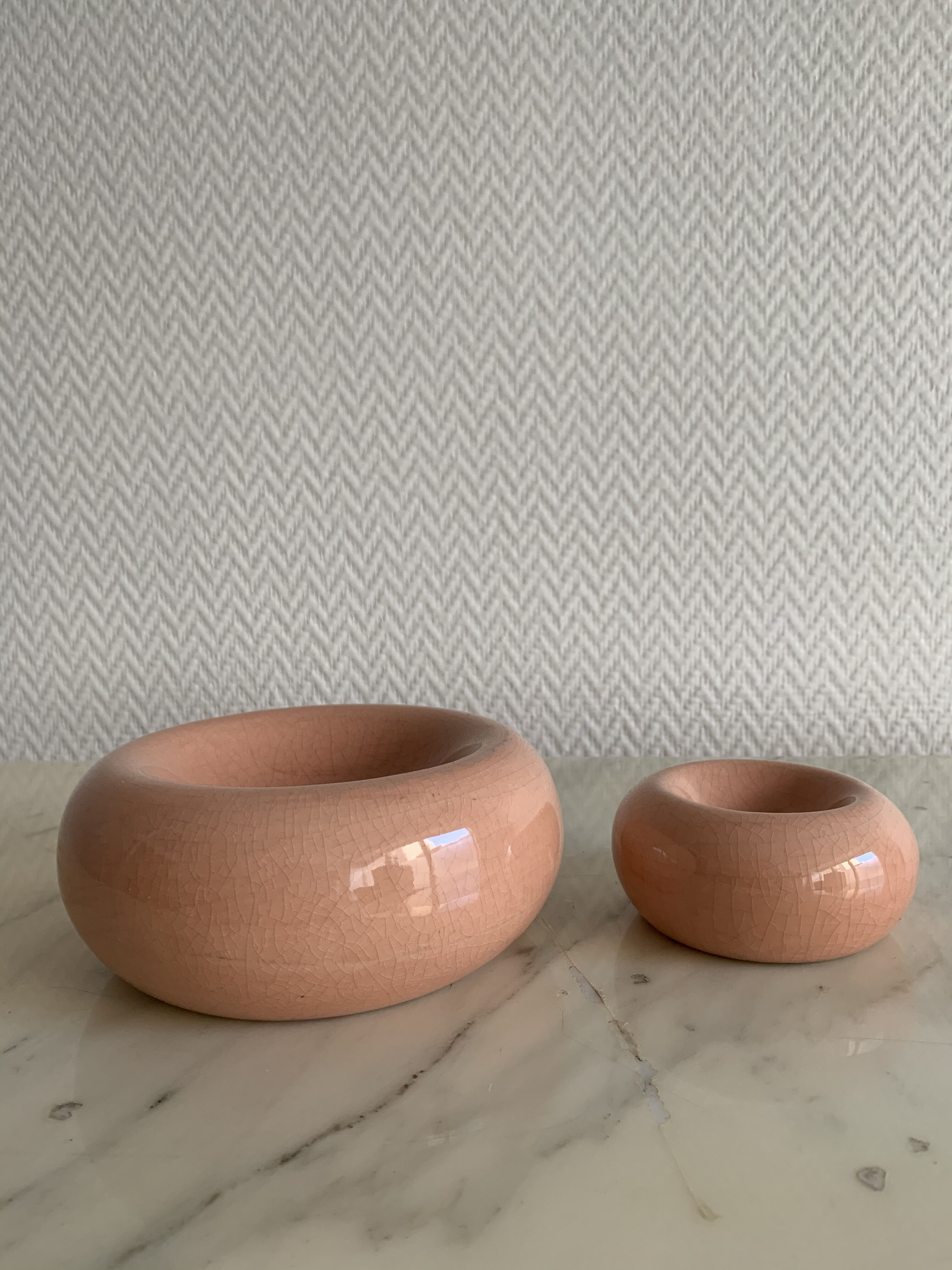 Pair of ceramic cups Francois Chatain