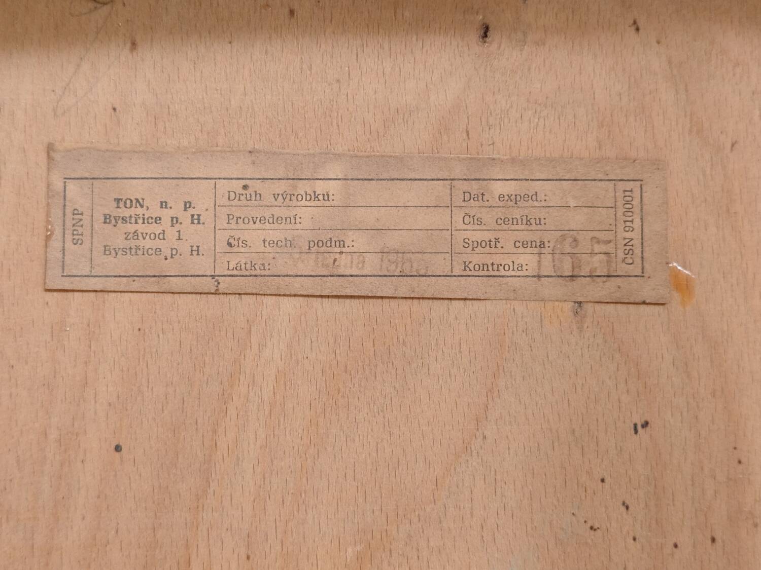 Set of 2 Czechoslovak chairs TON Bystrice Thonet White and Blue