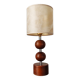 Lampe scandinave en bois 1960