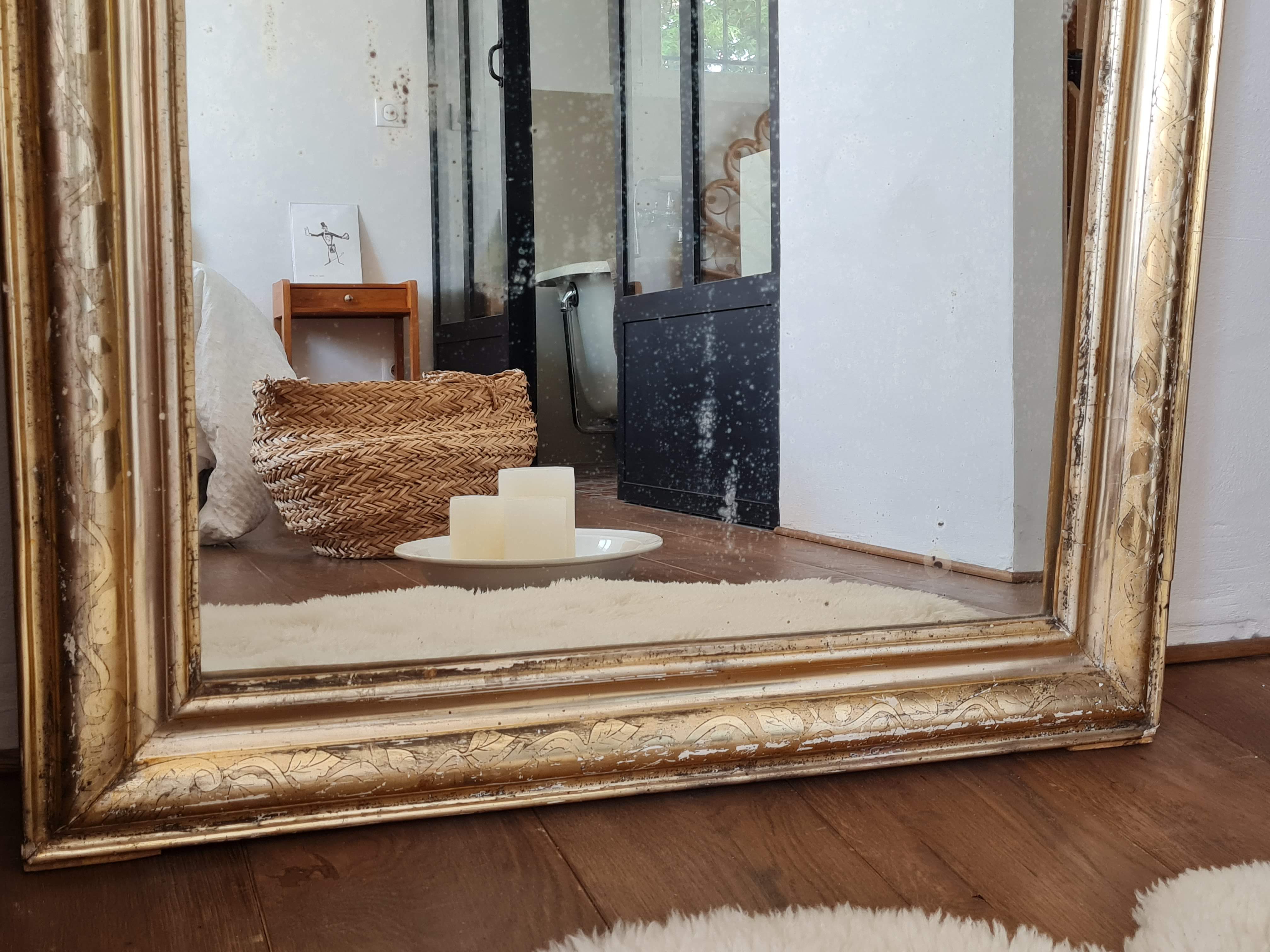 Mirror Louis Philippe former 109x 77
