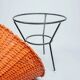 Vintage orange basket for plants or toys, Dirk van Sliedrecht for Rohé
