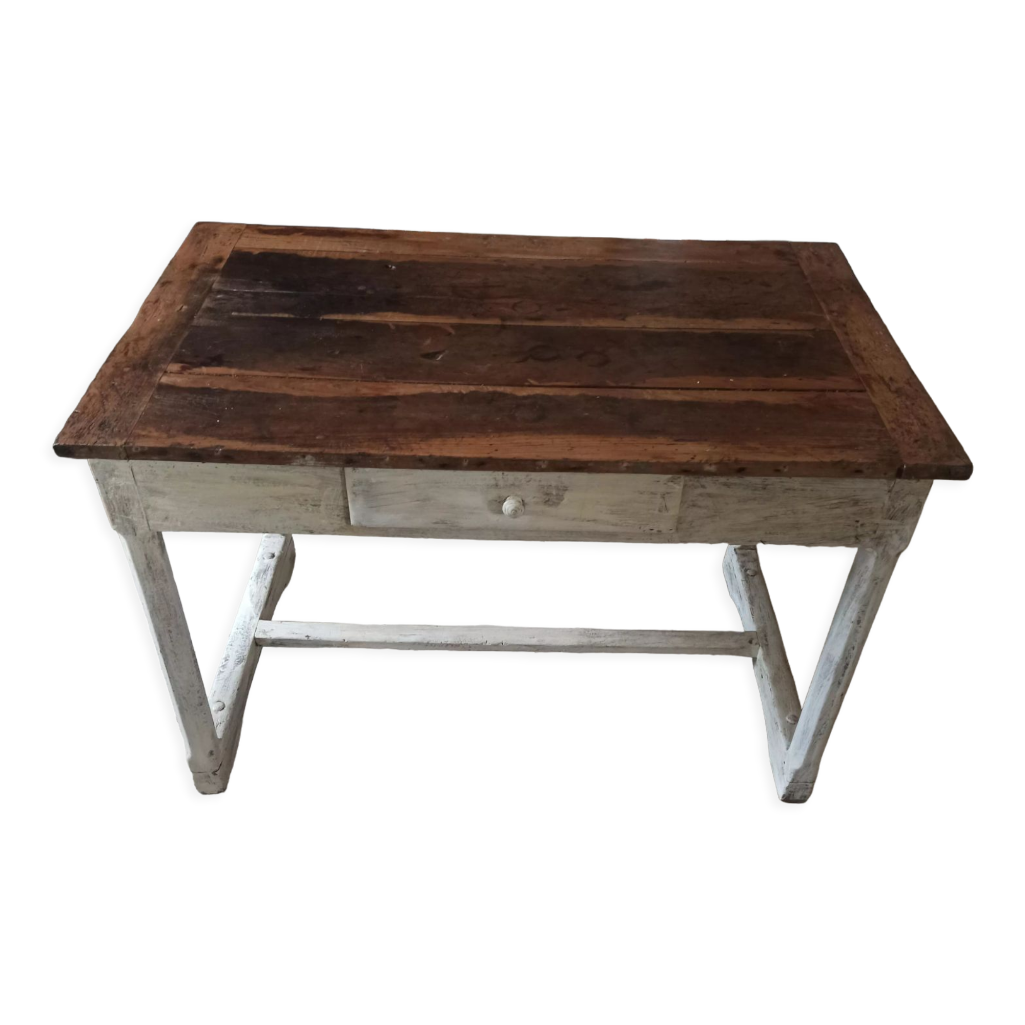 Patinated farmhouse table