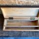 Antique Writing Desk Set Vintage Wooden Storage Box #D89