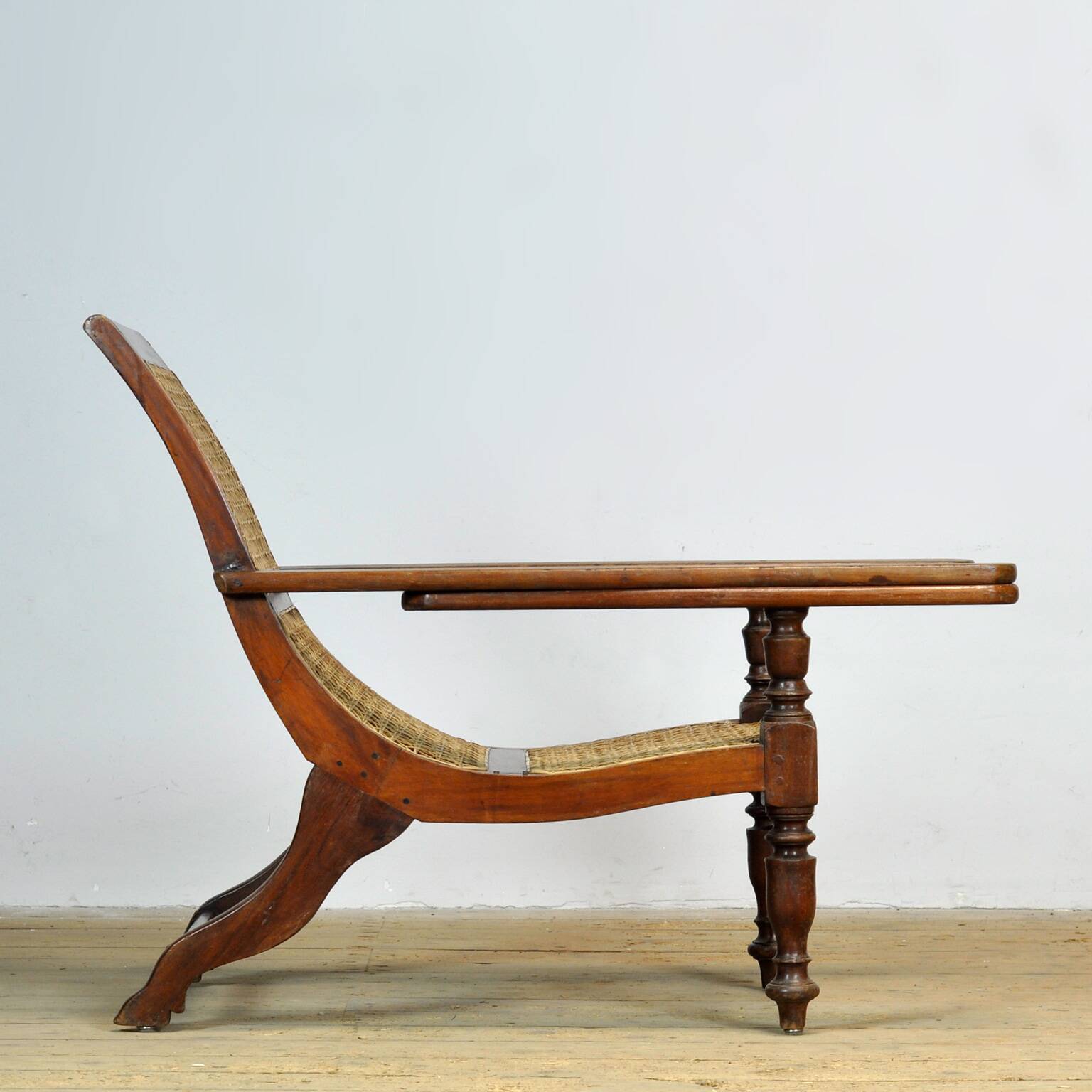 Chaise de plantation indonésienne coloniale hollandaise, vers 1920