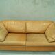 Swedish aniline leather sofa from IRE AB Skillingaryd Mobel, 1970s