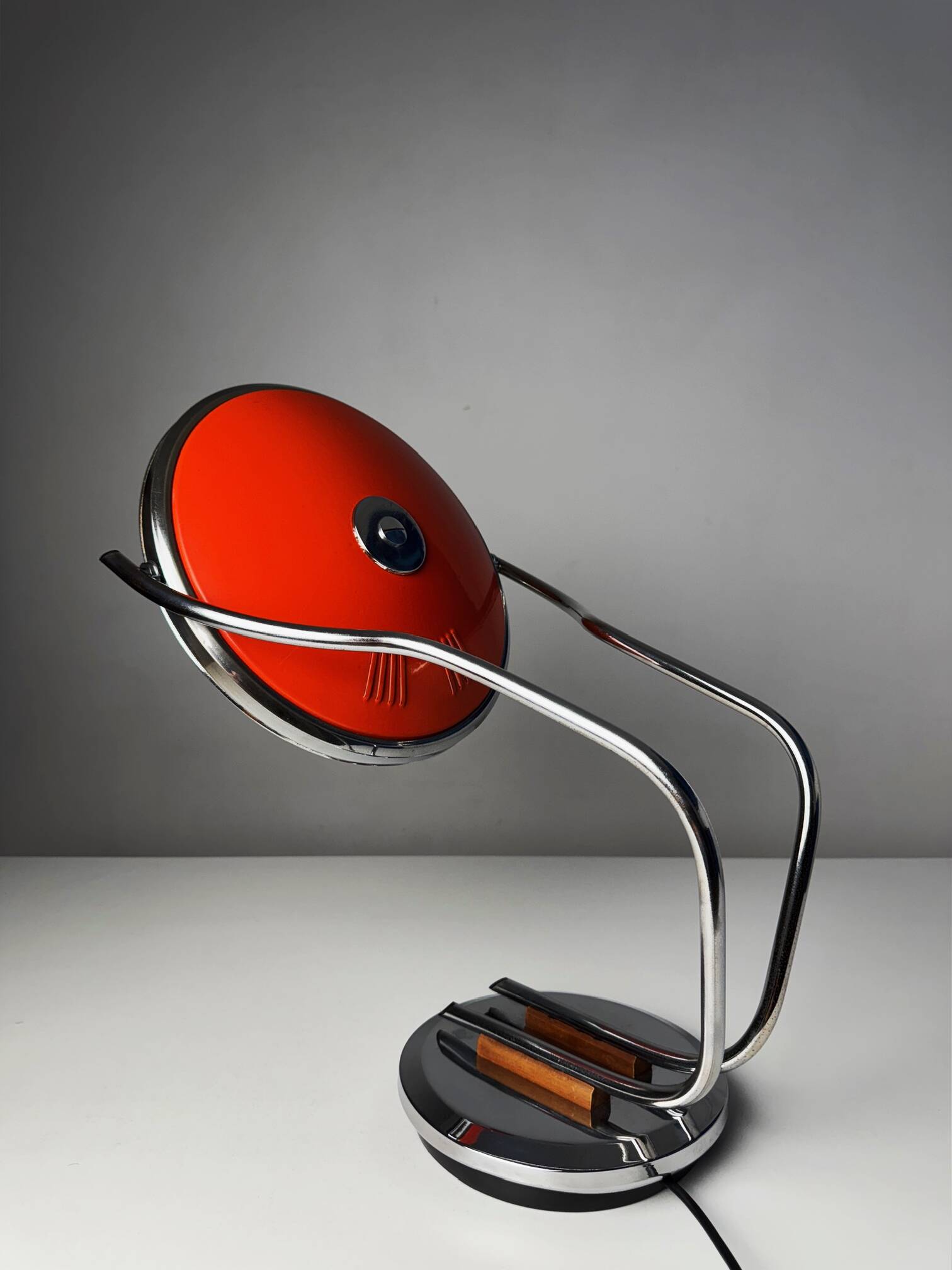 Lampe de bureau vintage Teio – Design argentin de l'ère spatiale (années 1970)