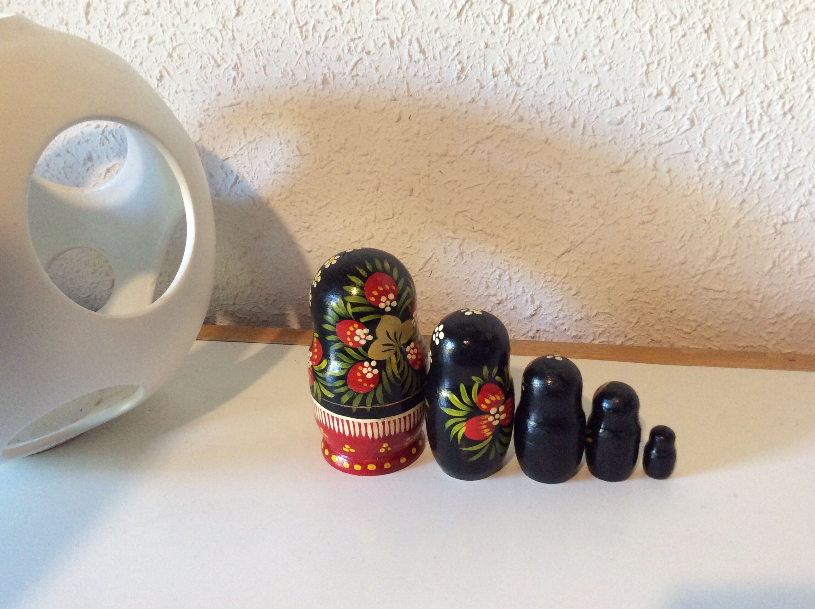 Old vintage vintage Russian Matriochkas dolls