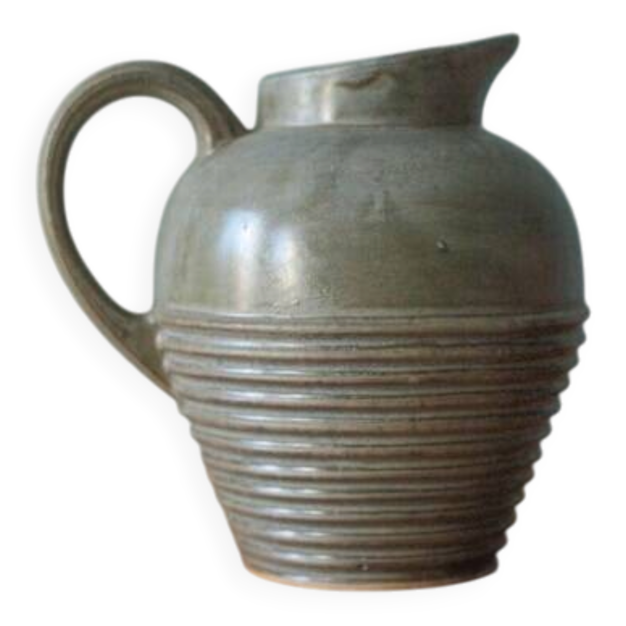 Pichet céramique émaillé, pichet art déco, cruche, broc, cuisine, collection, pitcher