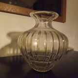 Very nice old Crystal convex shape vase