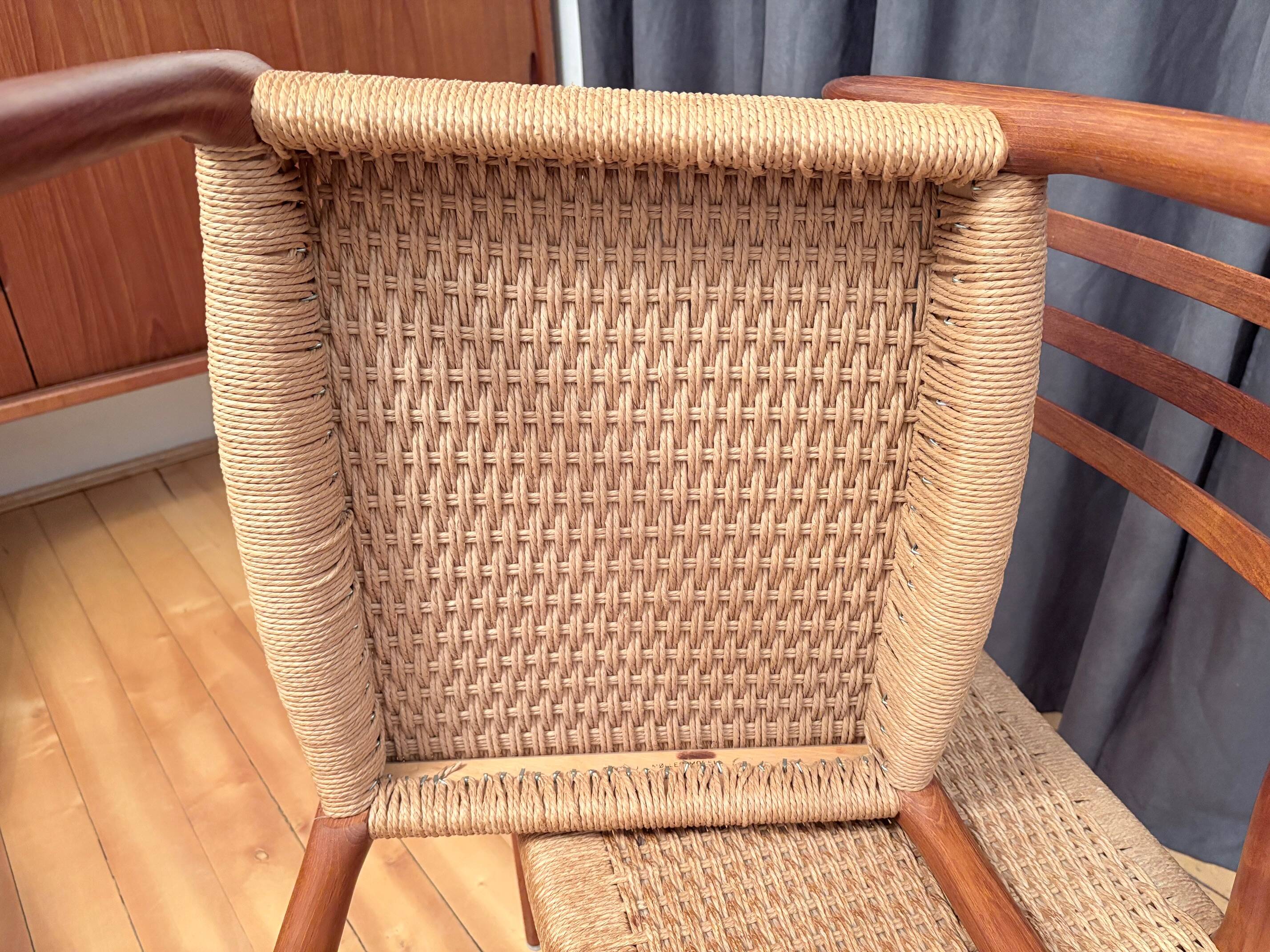 Set of three chairs, model 78, designed by Neils O. Möller, JL Møllers Møbe.