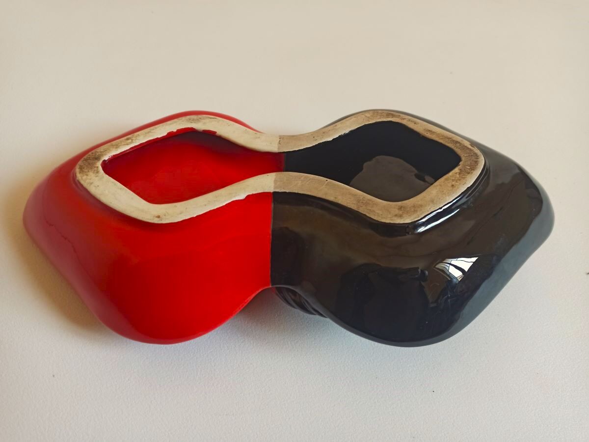 Double ceramic cup 50s