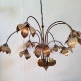 Luster brass flowers