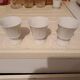 3 Brulots Porcelain Cups 19th