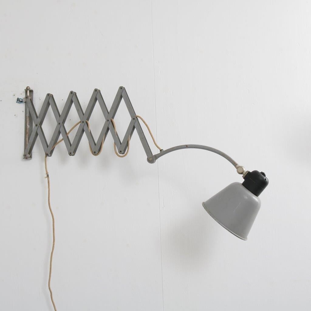 1950s Scissor lamp, manufactured by Belmag in Switzerland