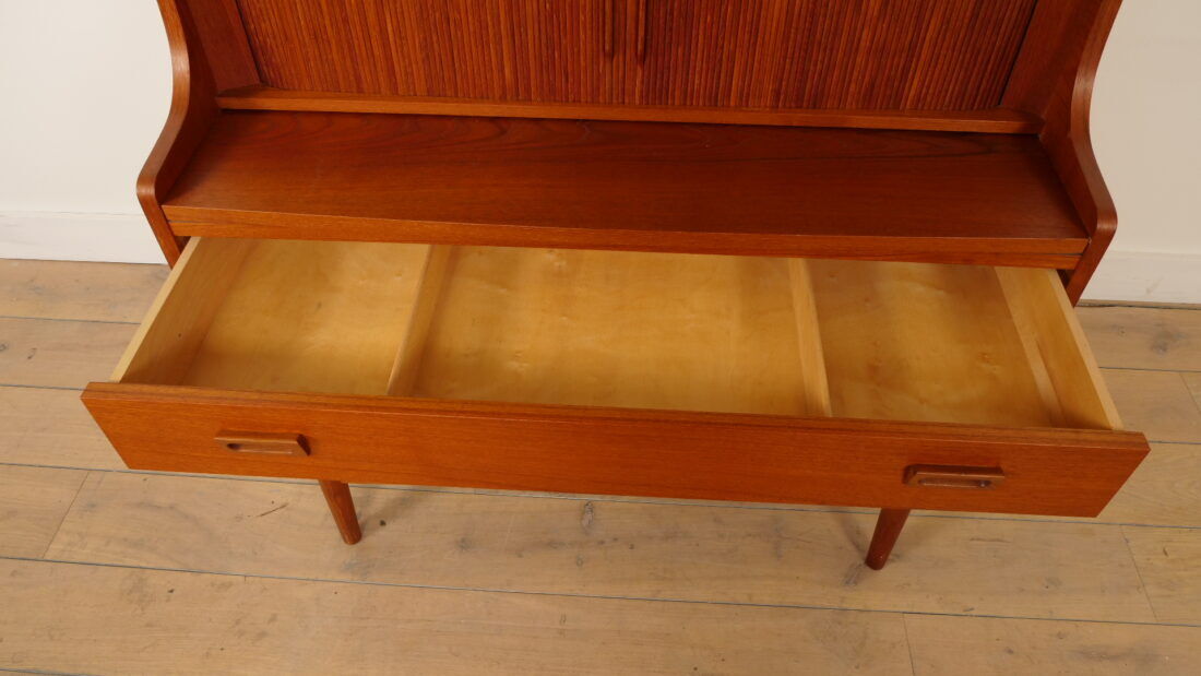 Vintage bookcase | Secretary | Teak | Johannes Sorth